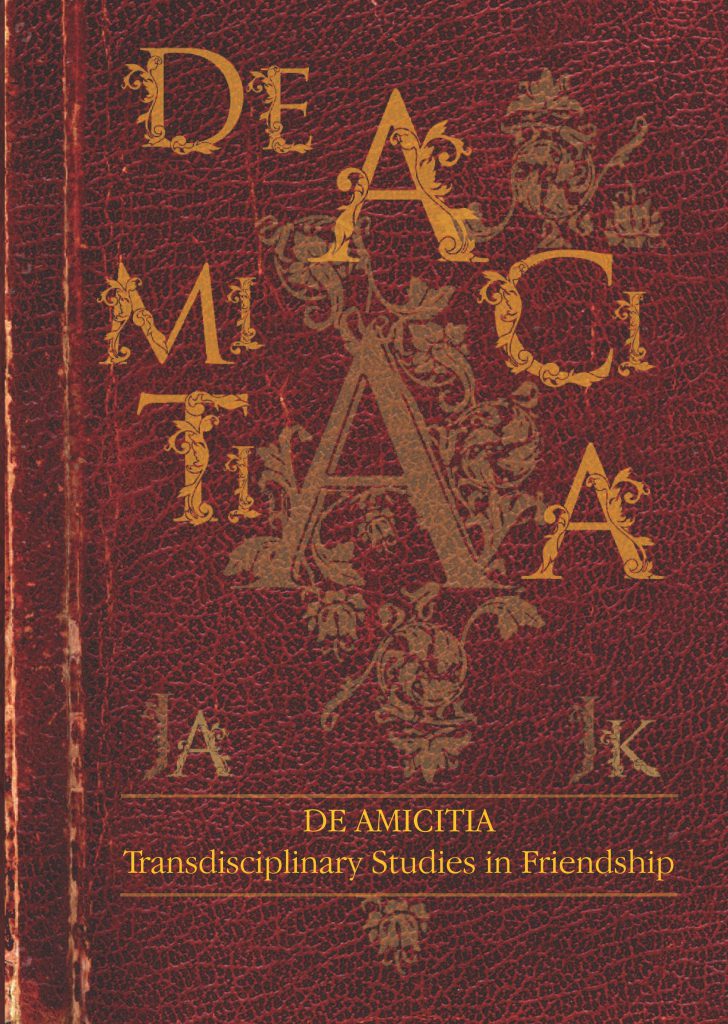 Book Cover: De amicitia. Transdisciplinary Studies on Friendship
