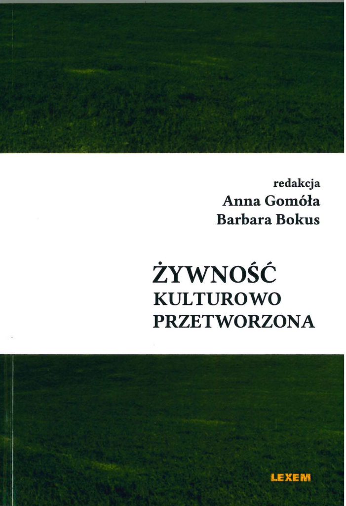 Book Cover: Żywność kulturowo przetworzona